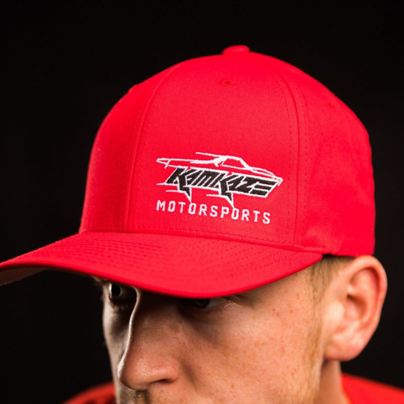 Motorsports Hat – - Kamikaze (RED) FlexFit